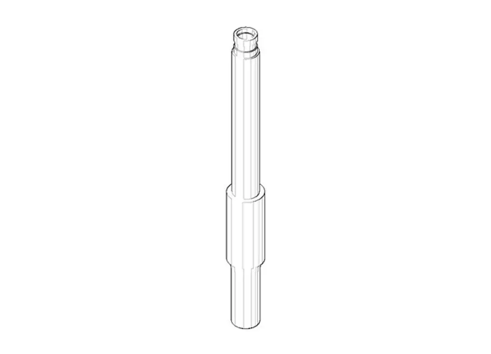 DORNBRACHT Anschluss ERSATZTEILE 09111006310 D. 35 x 319 mm Platin gebürstet, 09111006310-06 Galeriebild 1